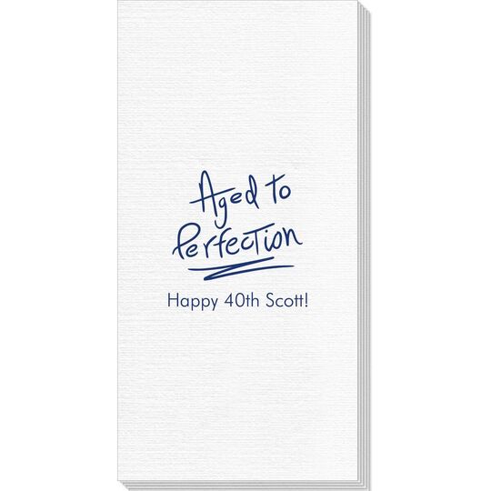 Fun Aged to Perfection Deville Guest Towels